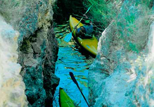 kayak en las Lagunas de Ruidera